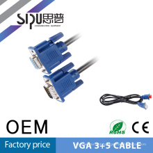 SIPU 5m tempo de 6,0 mm 0D BC VGA Monitor M/M cabo para PC TV